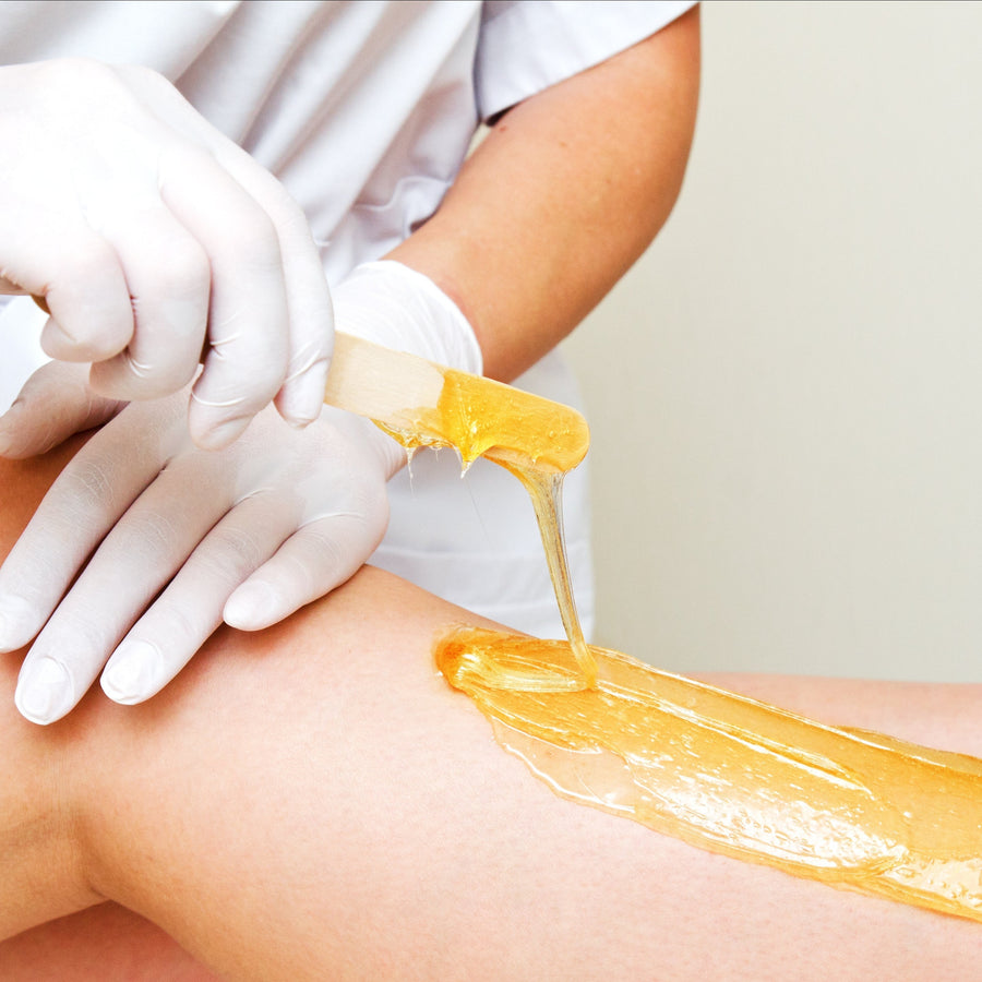 half leg waxing for women